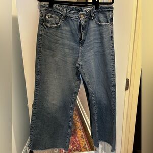 AG Saige Wide Leg Crop Jeans